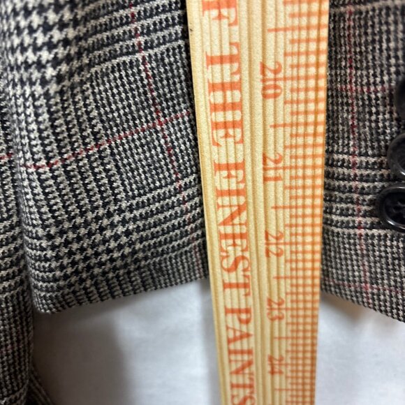 Brooks Brother Madision 1818 Mens Brown & Black  Plaid Blazer Suit Jacket 40R - Picture 16 of 16